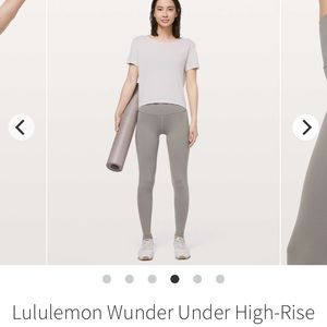 Lululemon wunder under Hugh rise tight 31